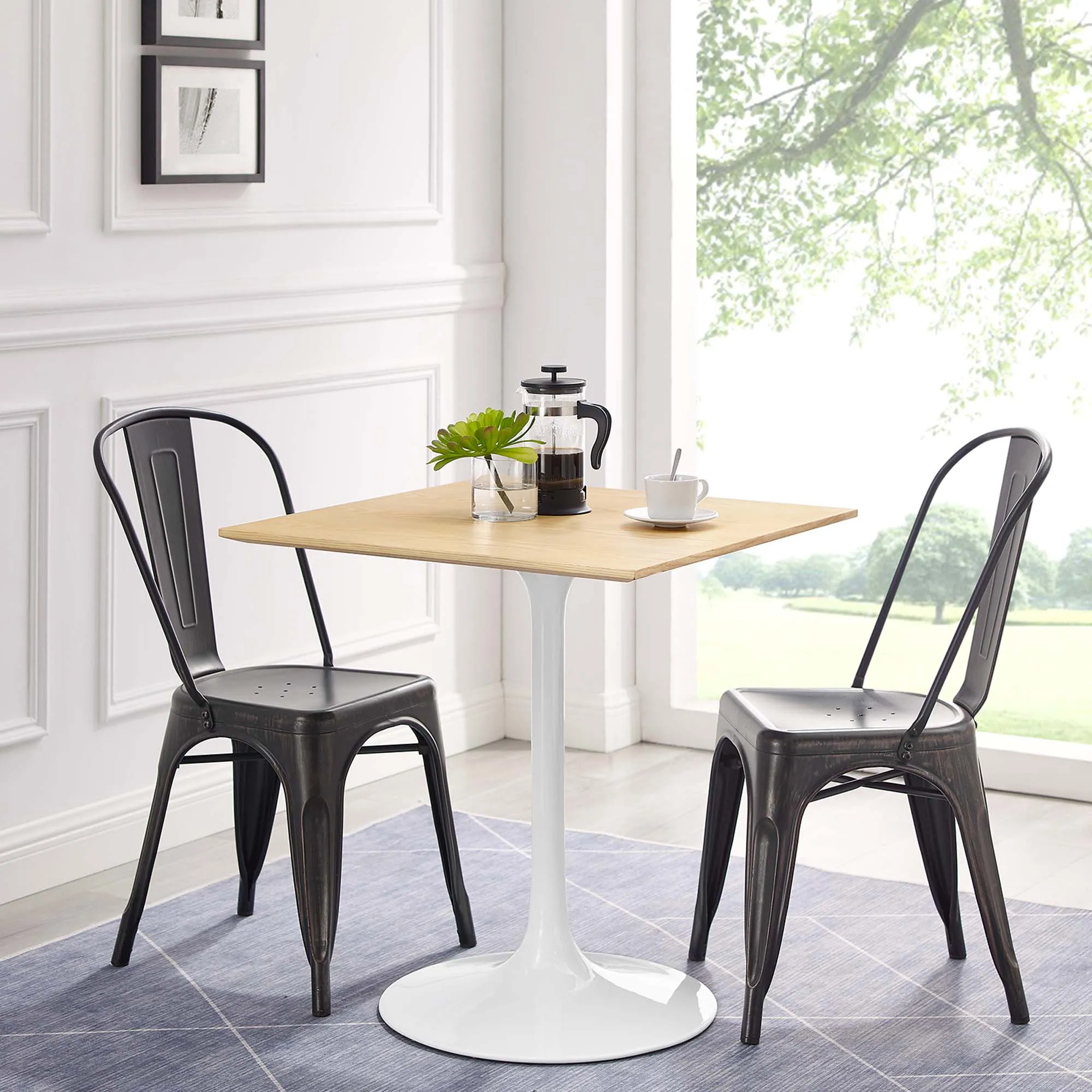 Lippa Square Wood Dining Table by Modway