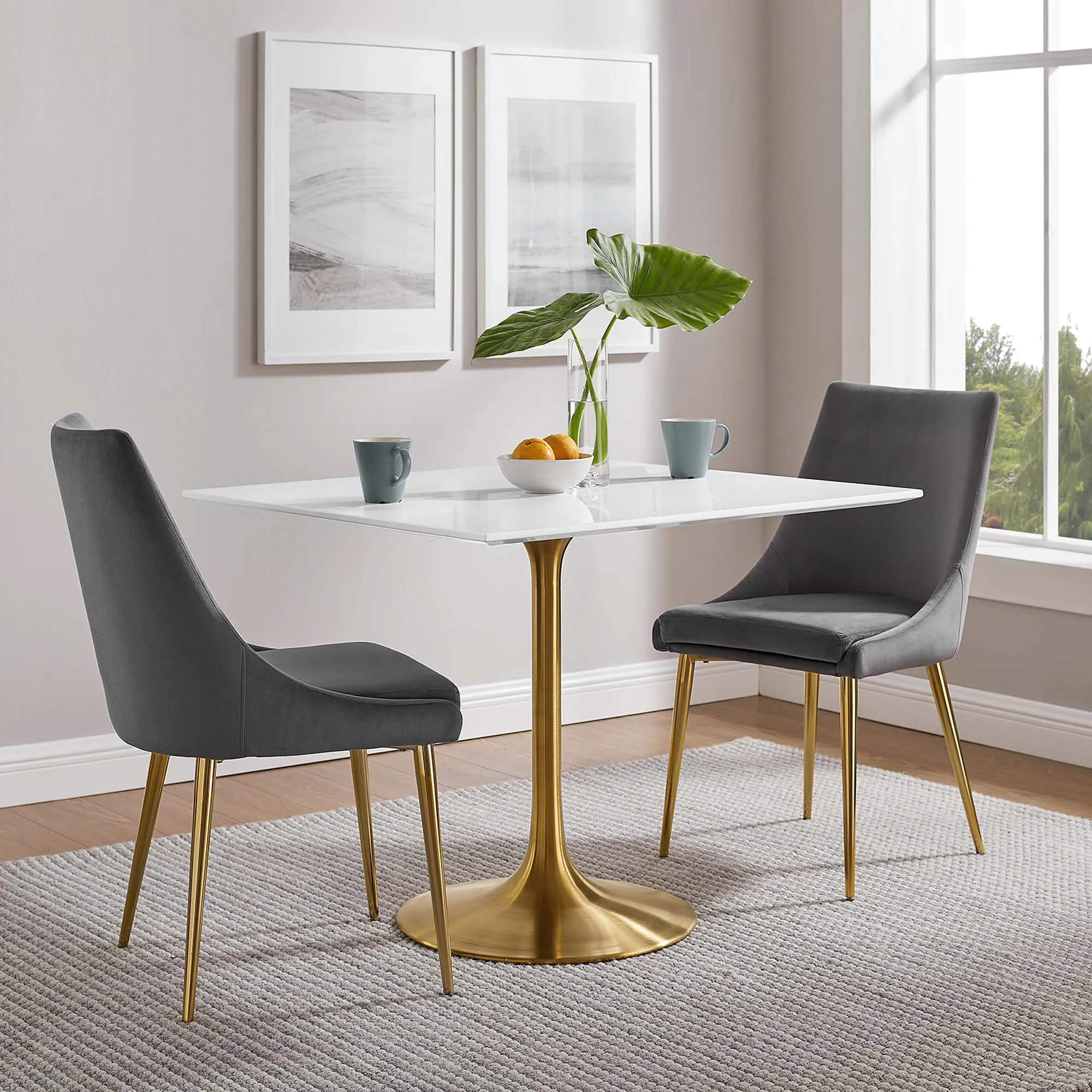 Lippa Square Wood Dining Table by Modway