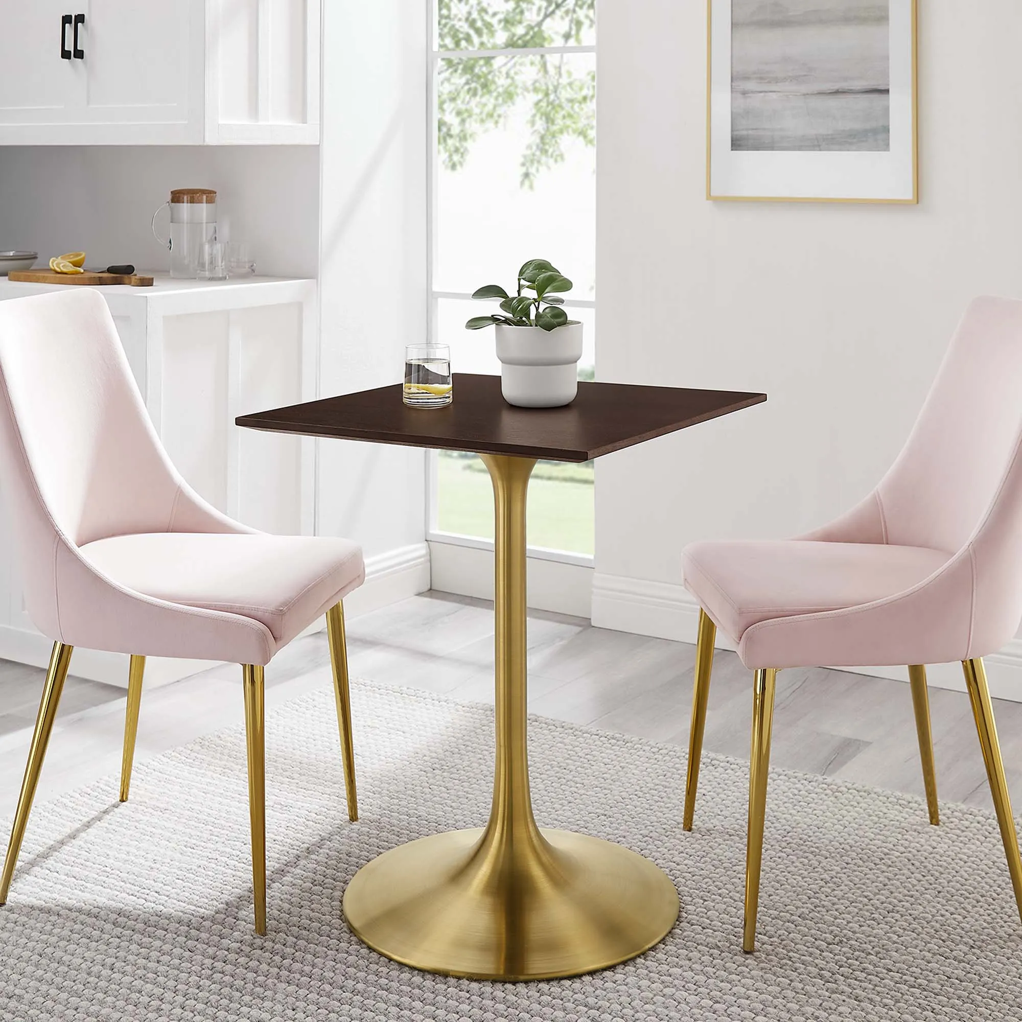 Lippa Square Wood Dining Table by Modway