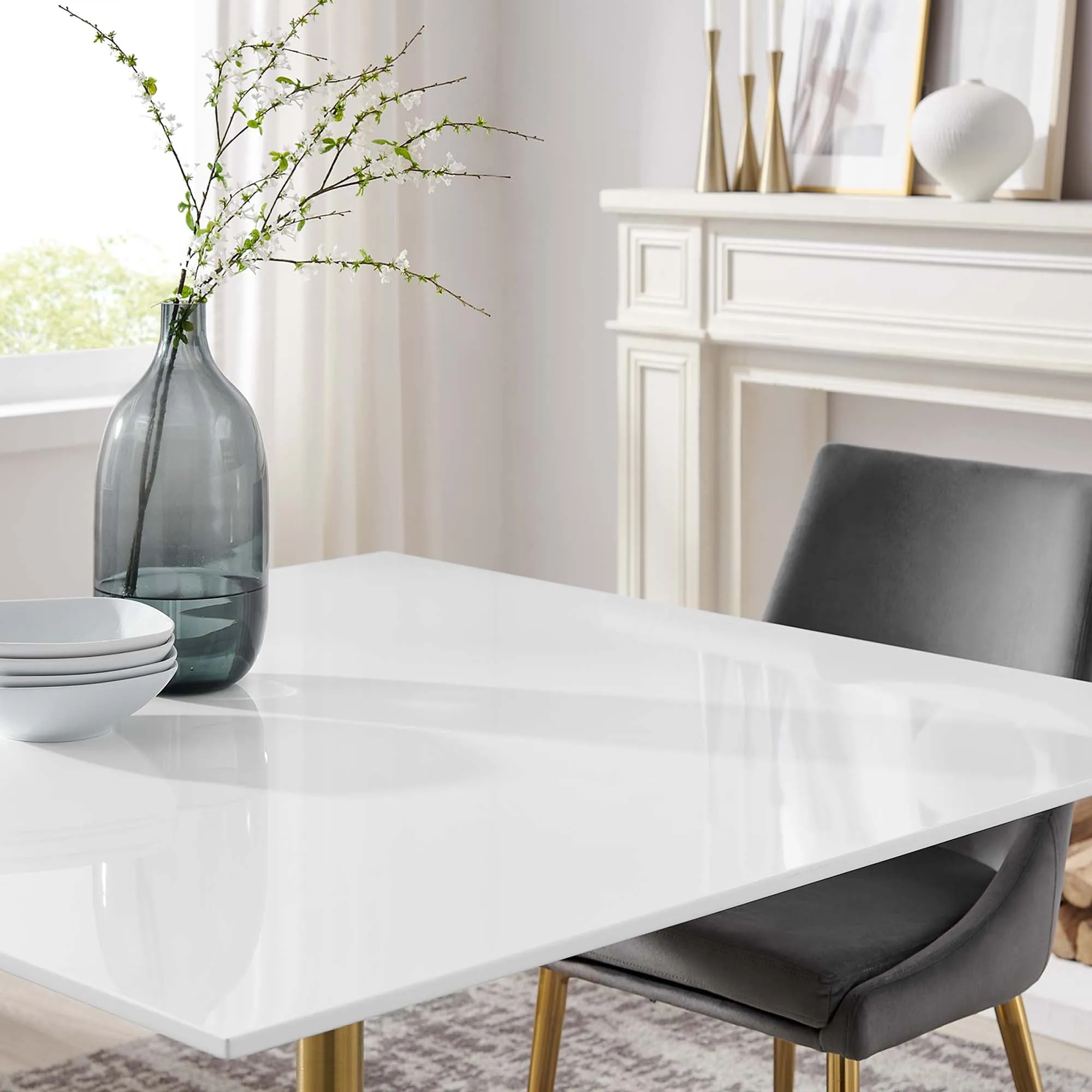 Lippa Square Wood Dining Table by Modway
