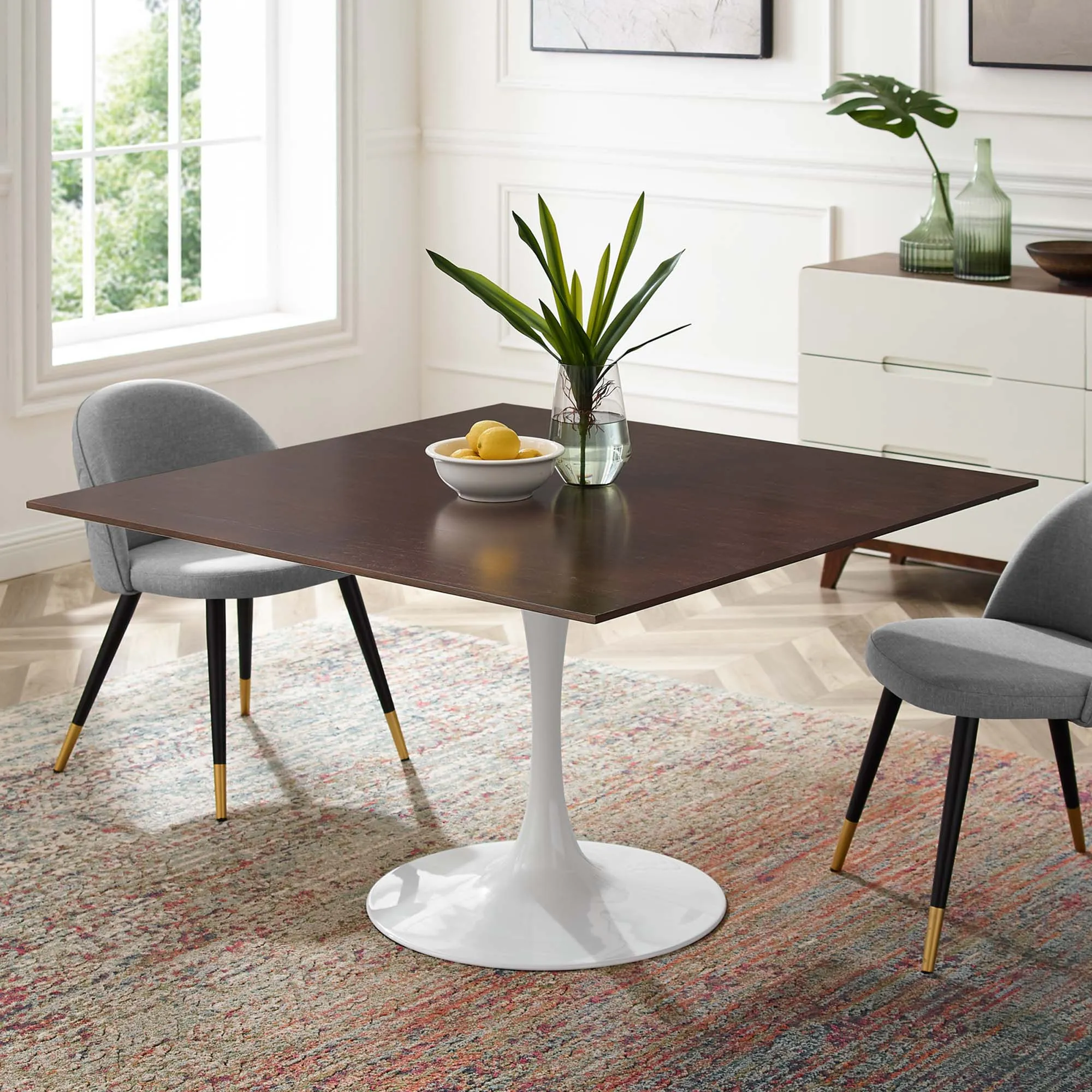 Lippa Square Wood Dining Table by Modway