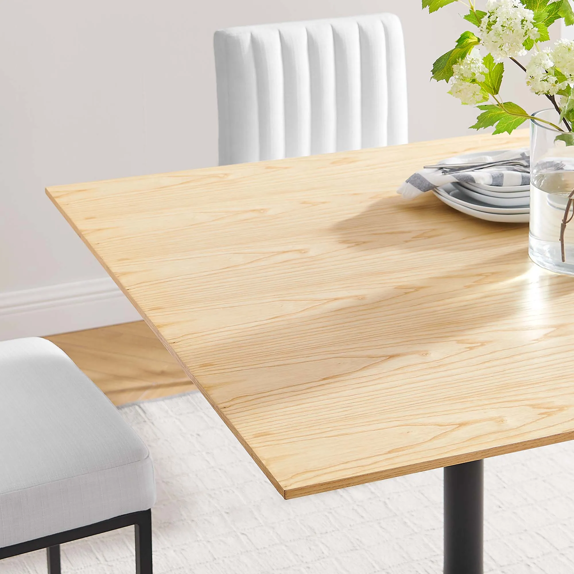 Lippa Square Wood Dining Table by Modway