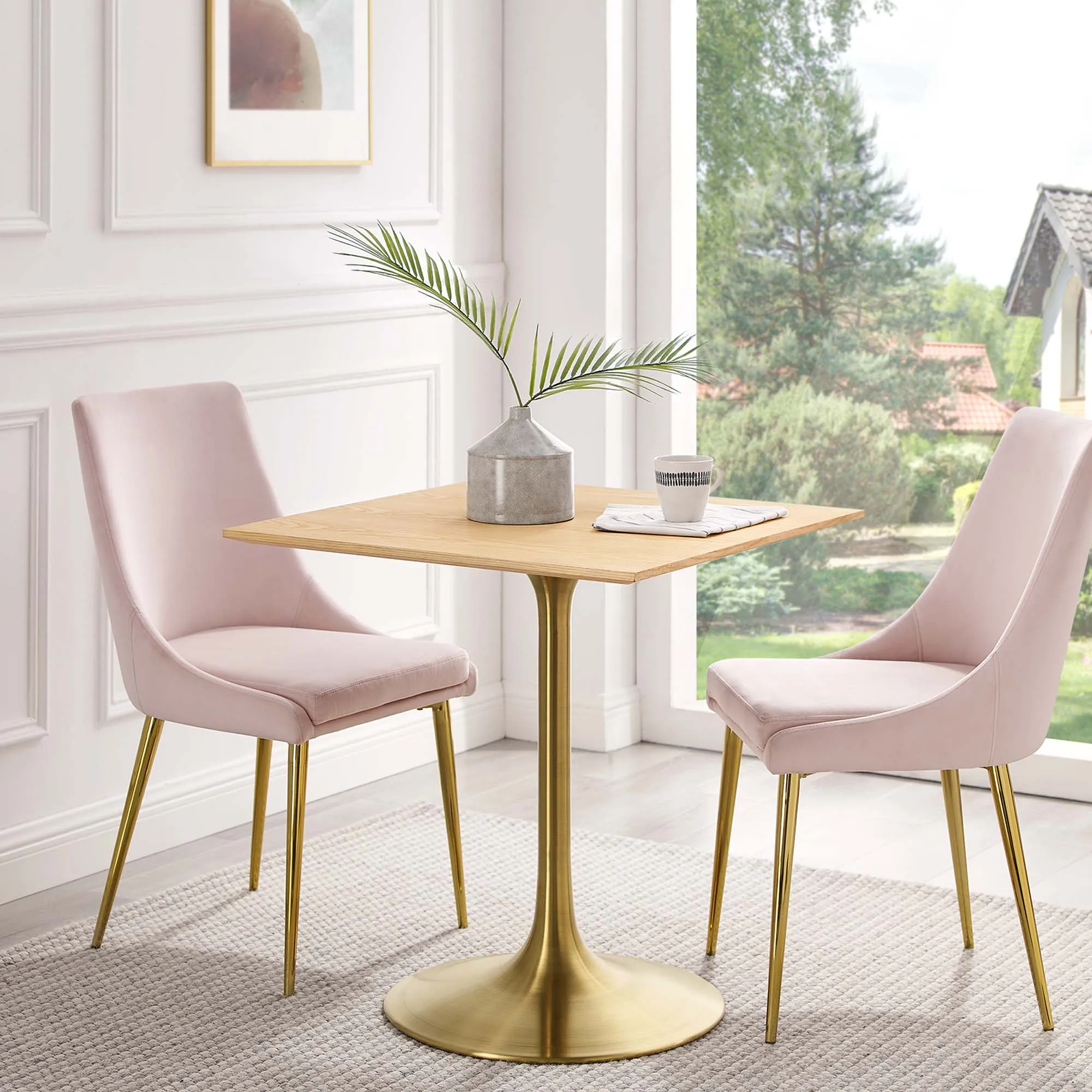 Lippa Square Wood Dining Table by Modway