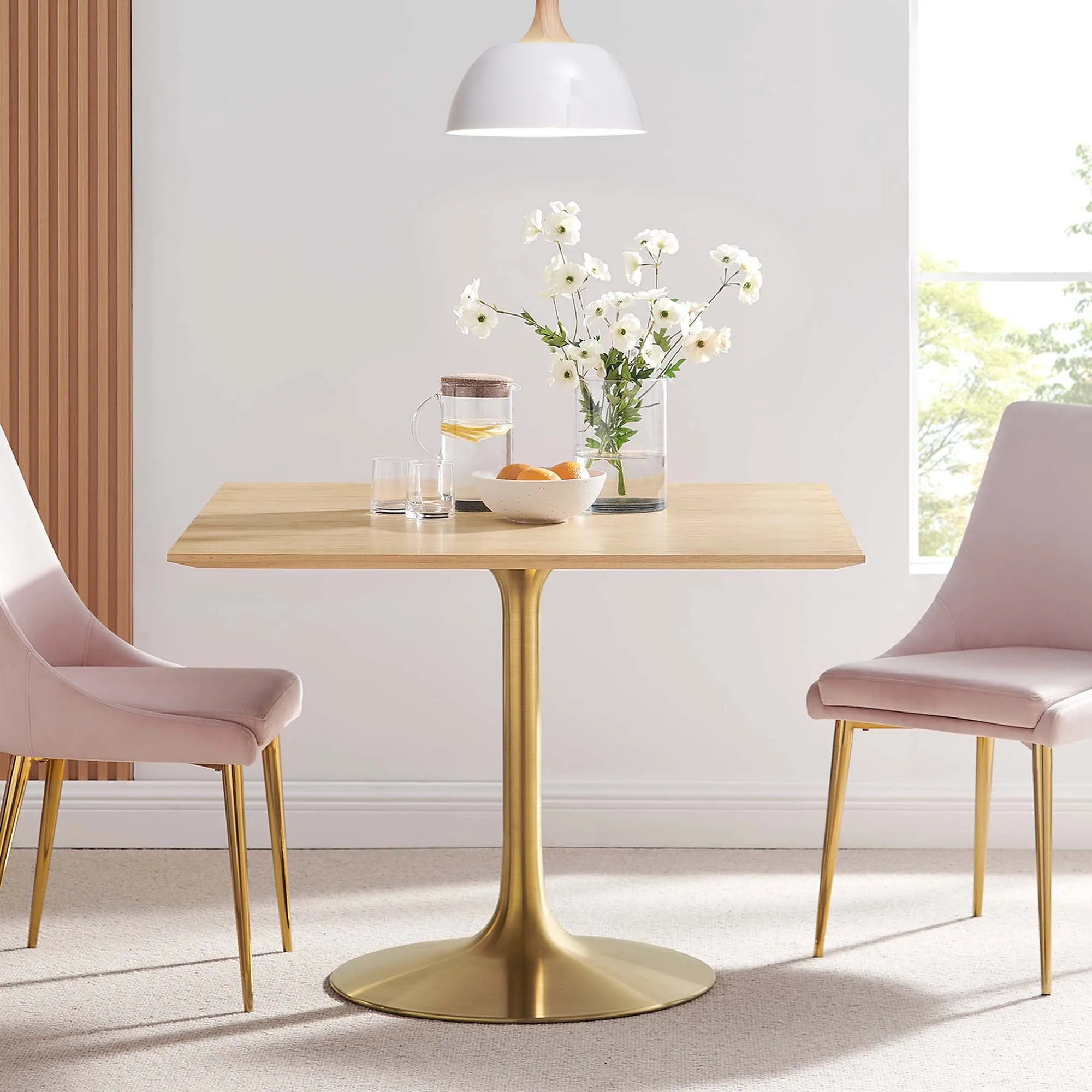 Lippa Square Wood Dining Table by Modway