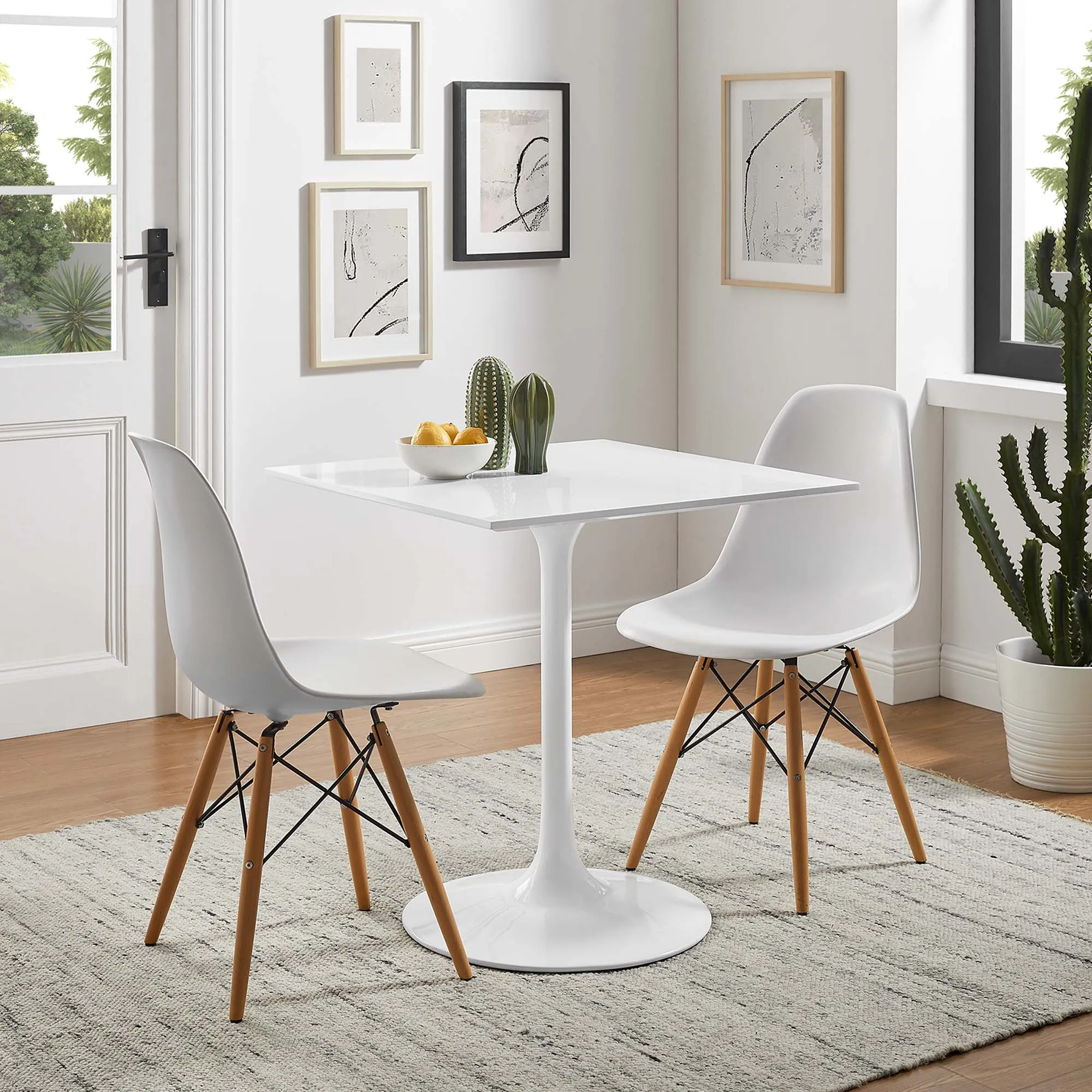 Lippa Square Wood Dining Table by Modway