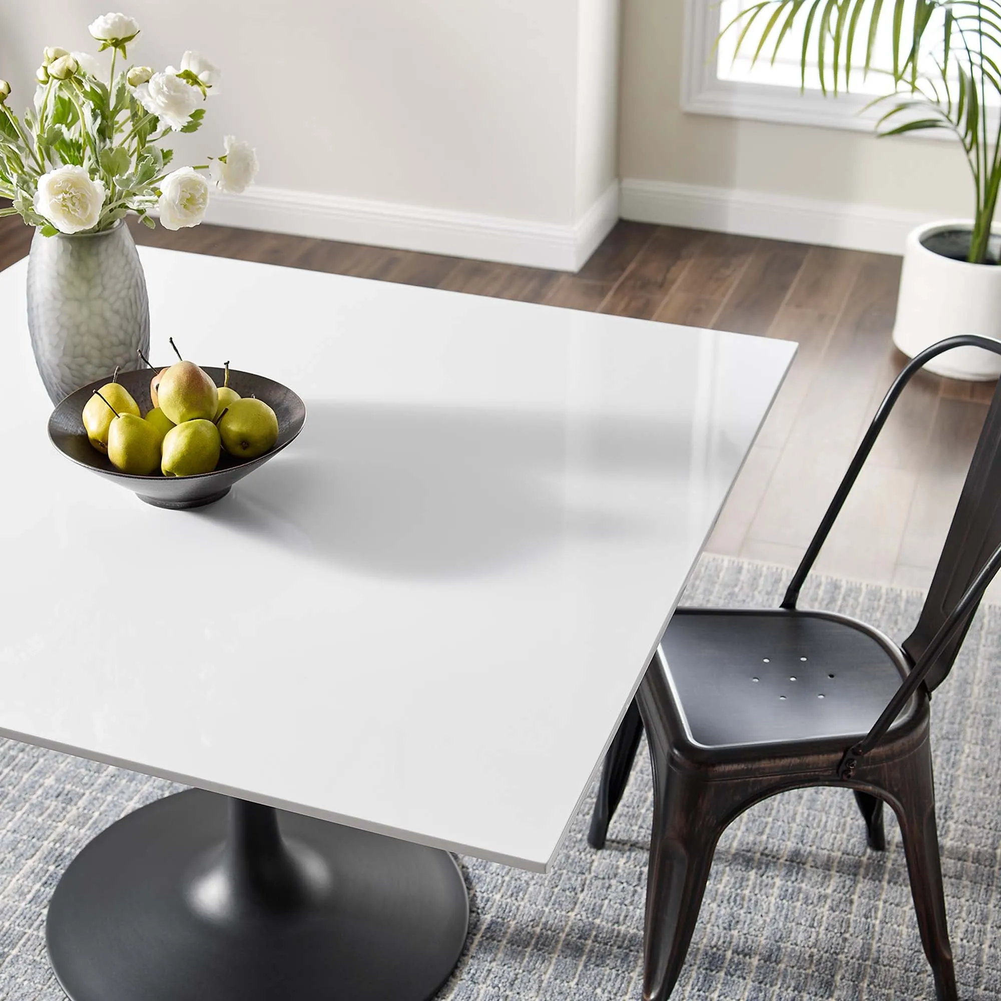 Lippa Square Wood Dining Table by Modway