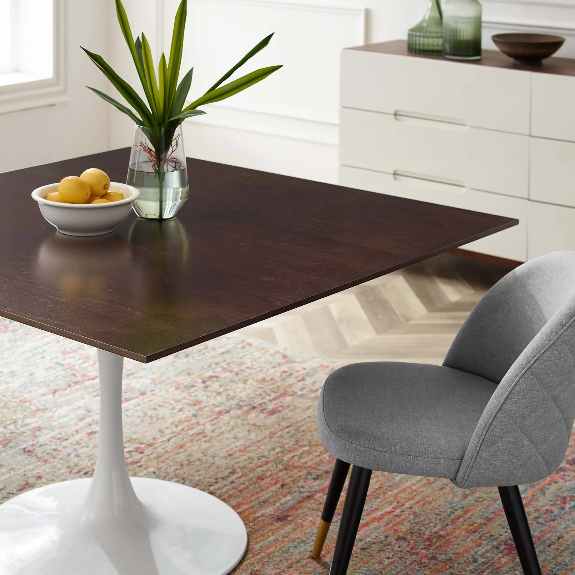 Lippa Square Wood Dining Table by Modway
