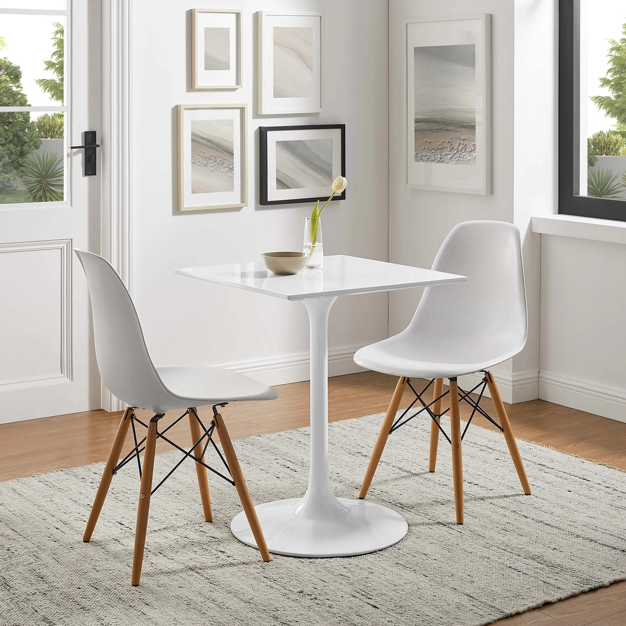 Lippa Square Wood Dining Table by Modway