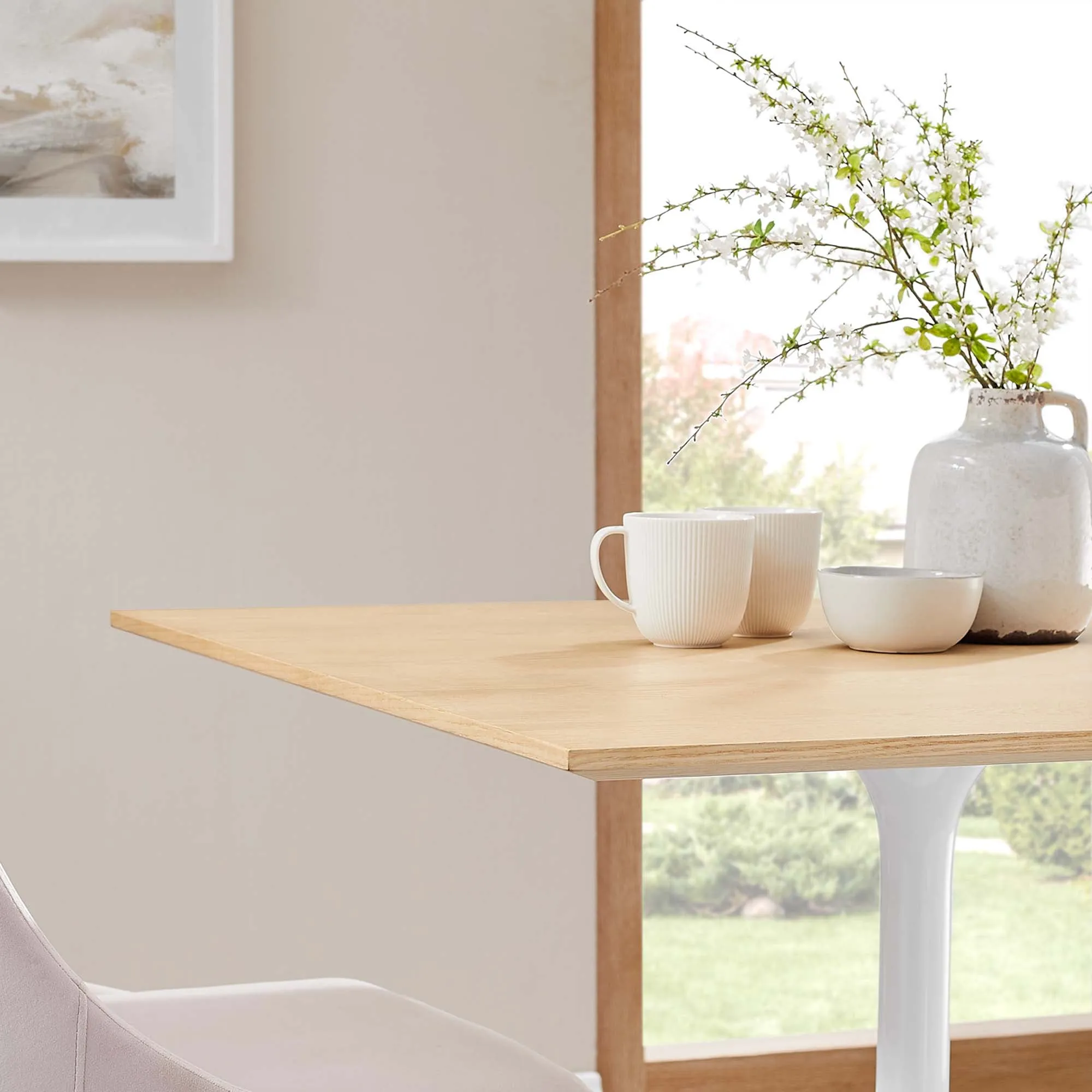 Lippa Square Wood Dining Table by Modway