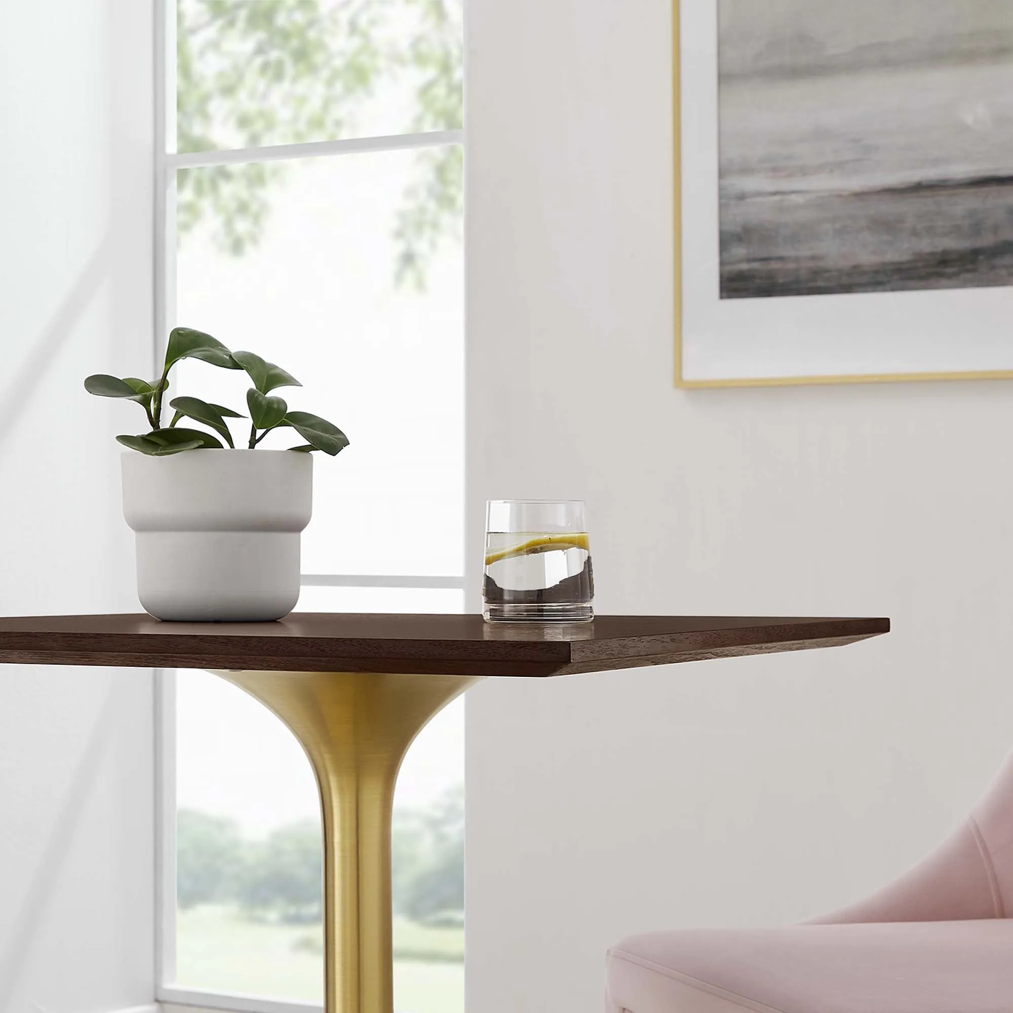 Lippa Square Wood Dining Table by Modway