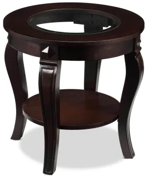 Madeira 22" End Table - Walnut