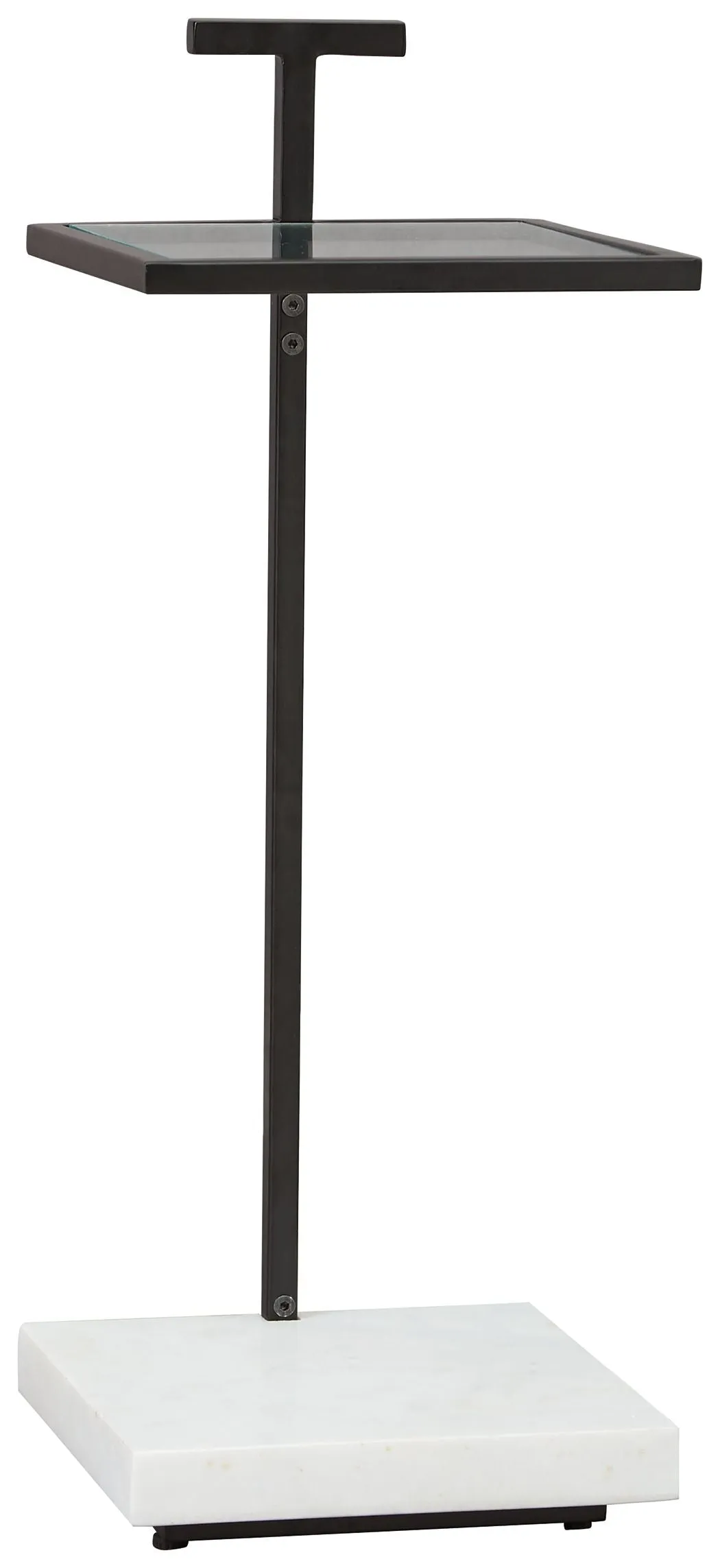 Mannill Black / White Accent Table