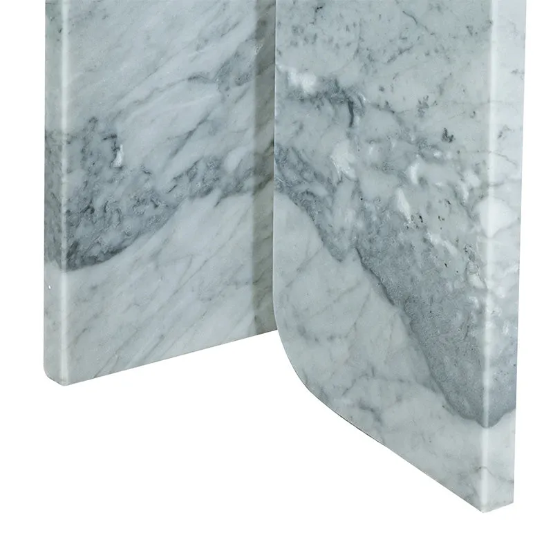Mimic Side Table - Grey Carrara