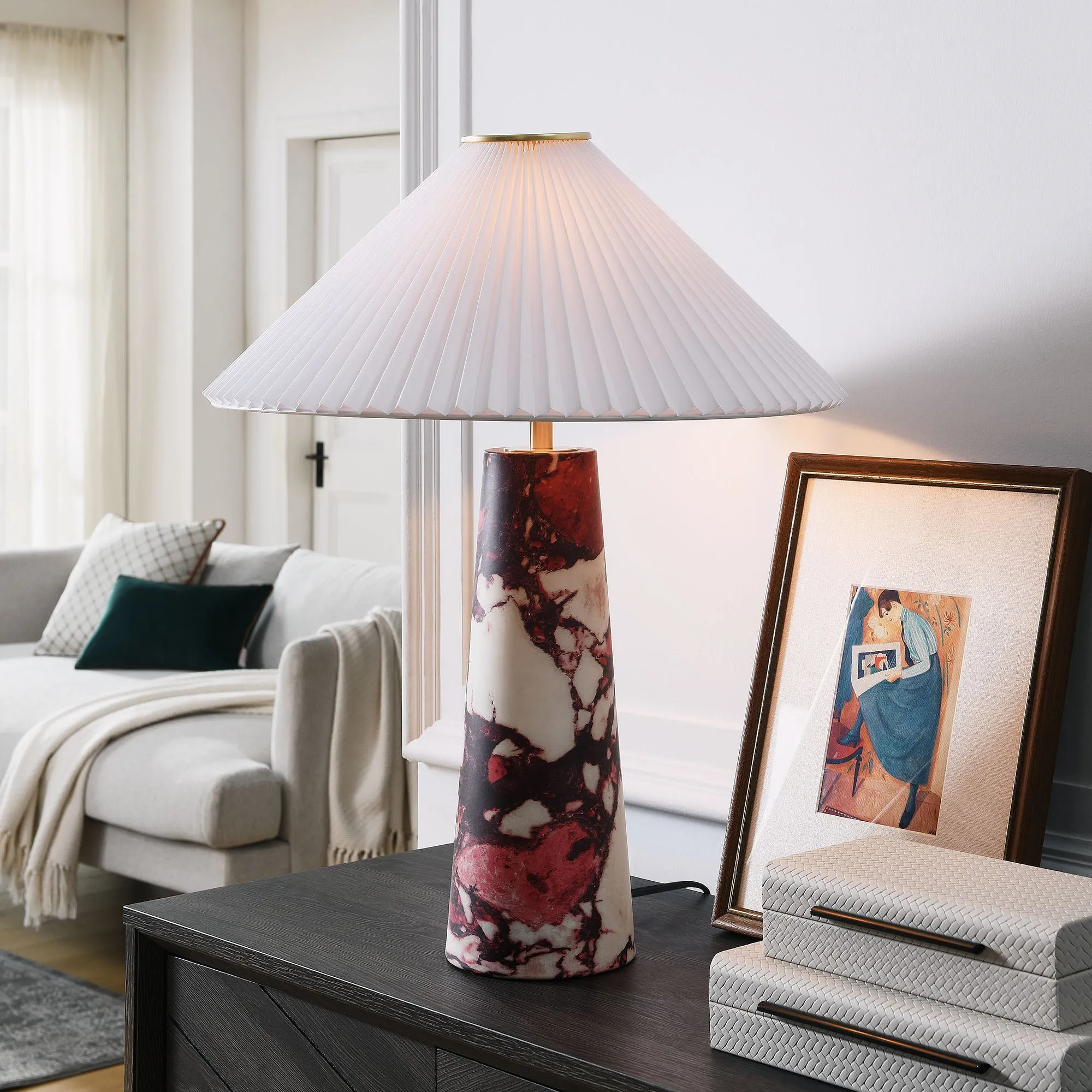 Nera Marble Table Lamp by Modway