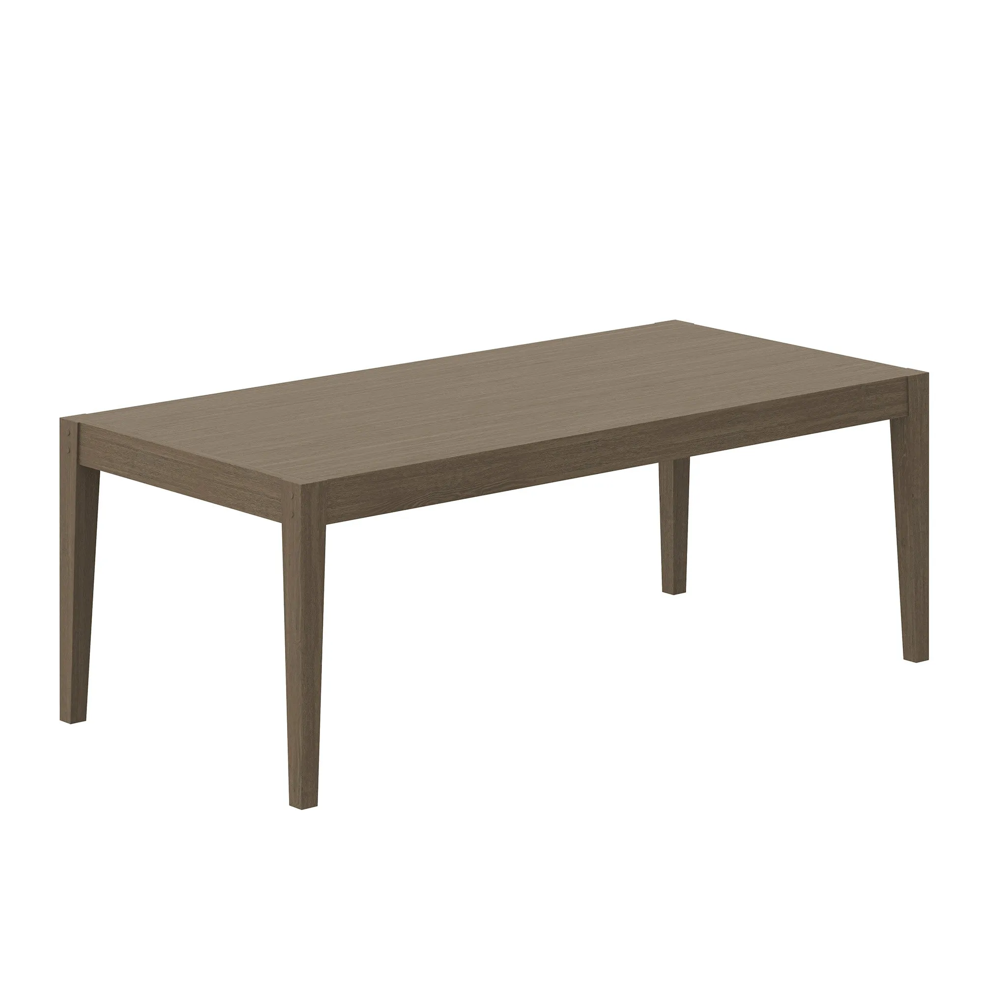 Northlake 83" Rectangular Outdoor Patio Teak Dining Table by Modway