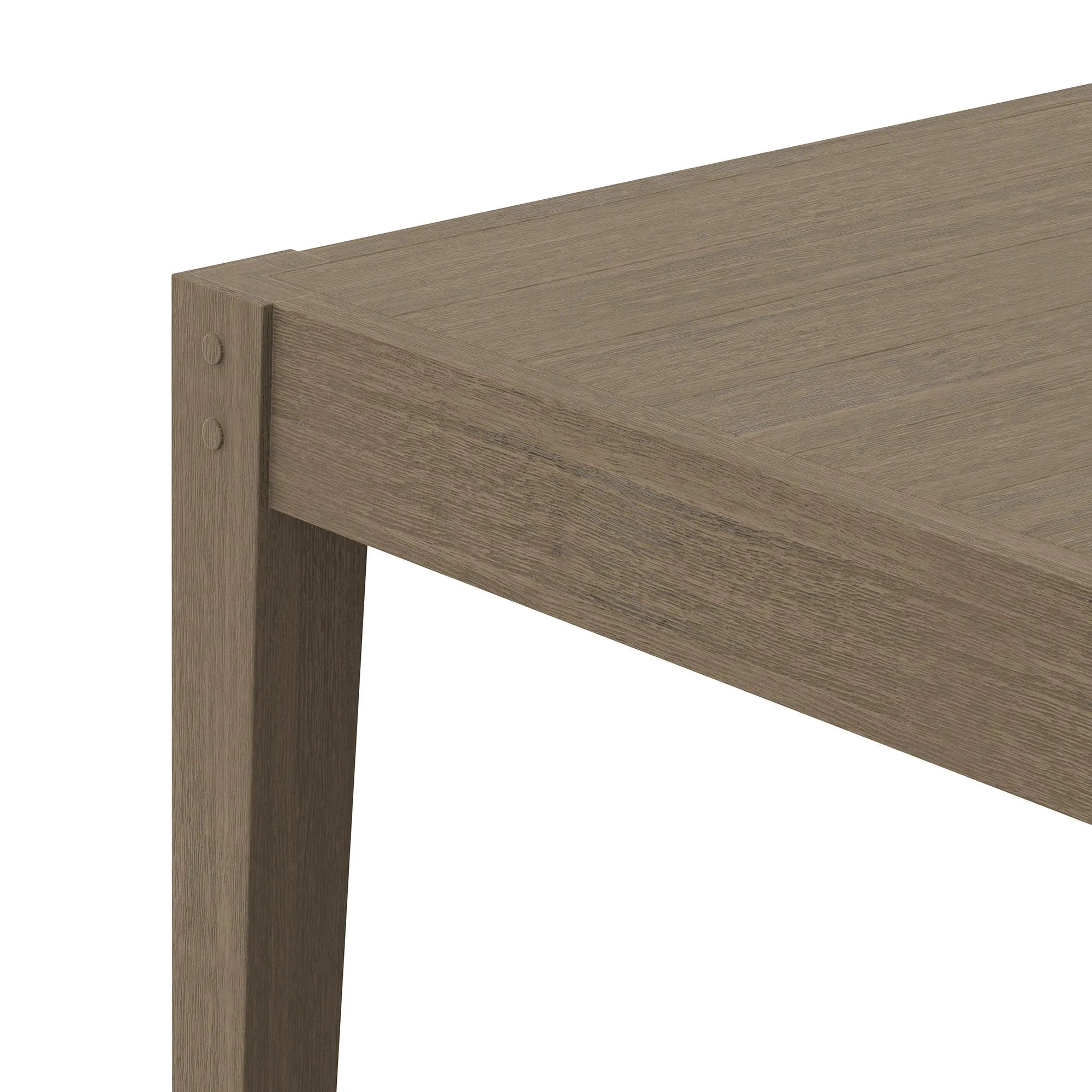 Northlake 83" Rectangular Outdoor Patio Teak Dining Table by Modway