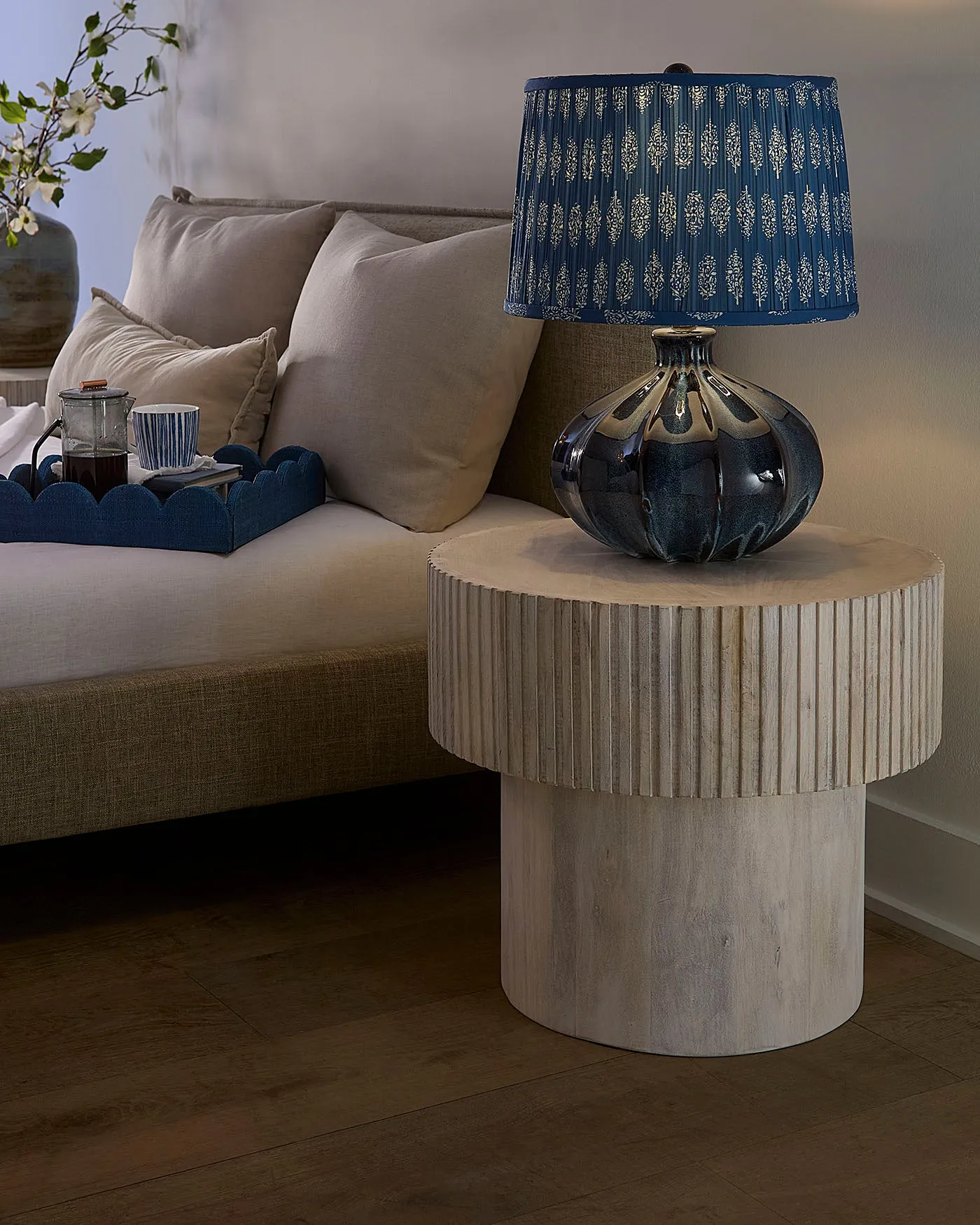 Notch Round Side Table