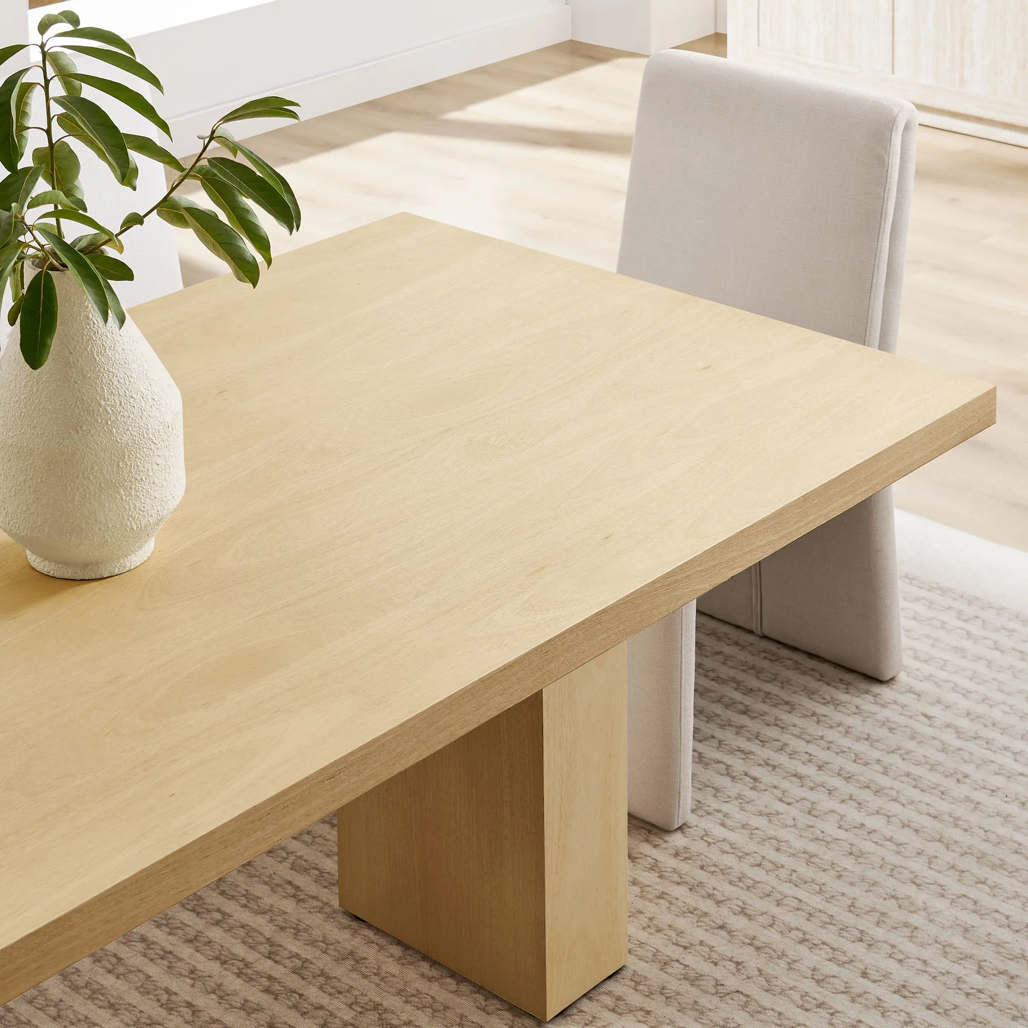 Piston 82" Rectangular Wood Dining Table by Modway