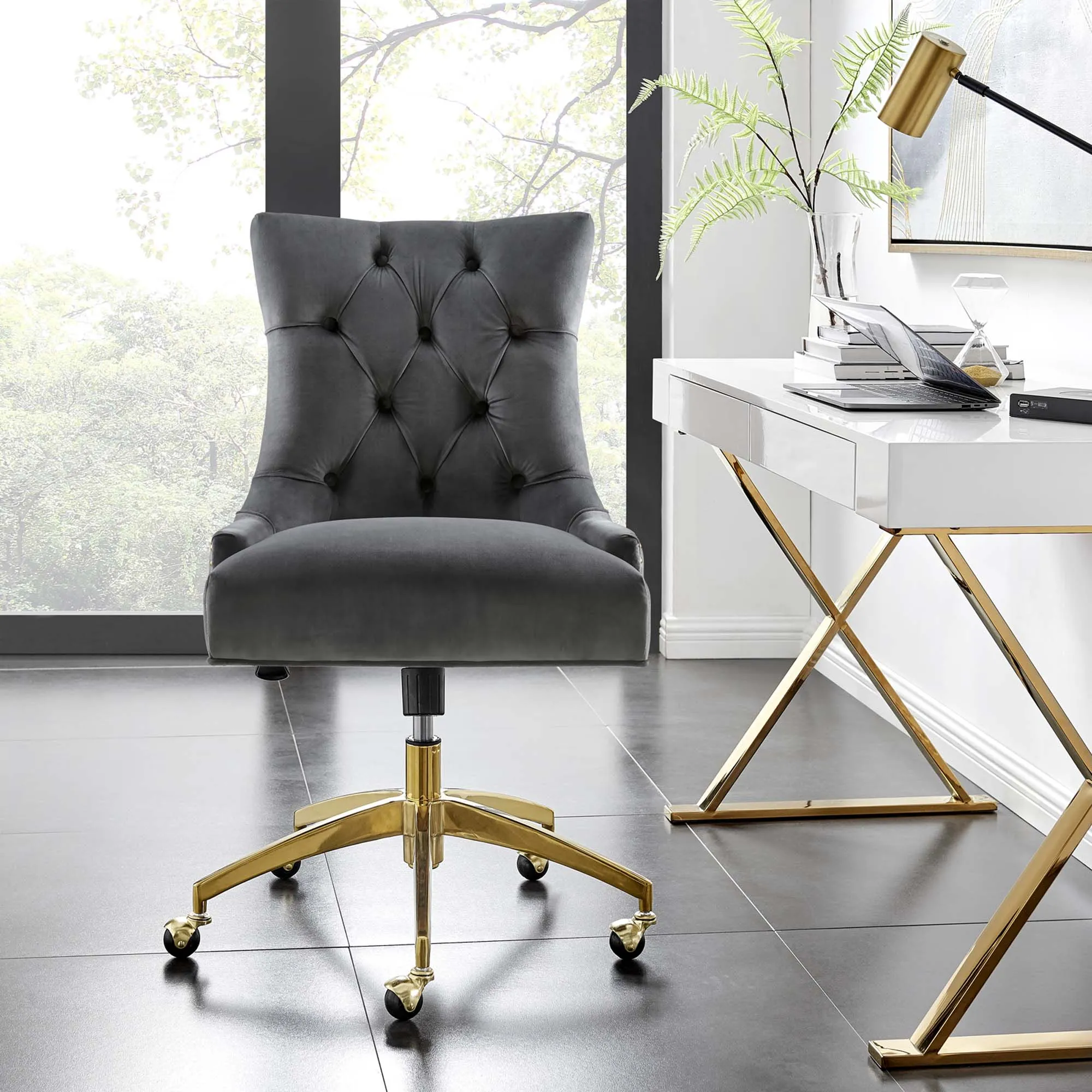 Regent Tufted Performance Velvet Office Chair by Modway