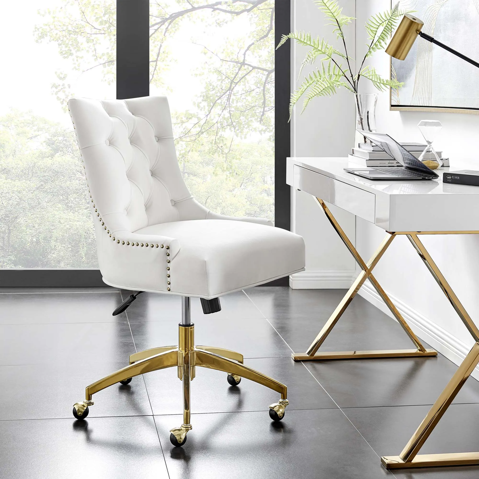 Regent Tufted Performance Velvet Office Chair by Modway
