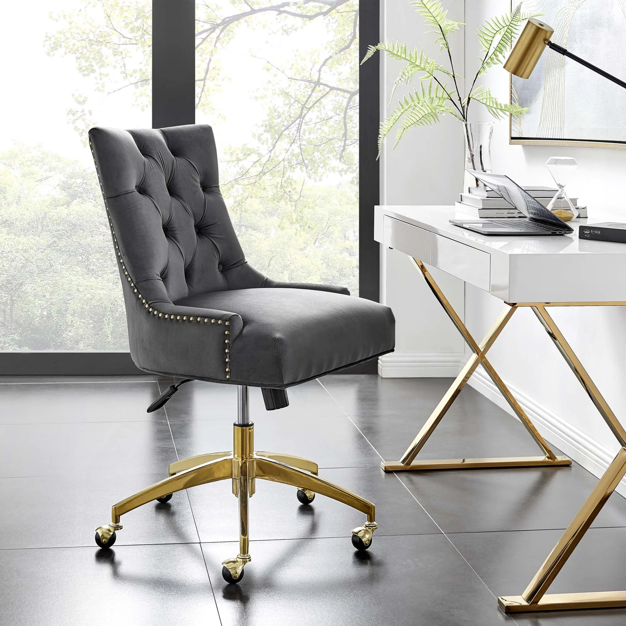 Regent Tufted Performance Velvet Office Chair by Modway