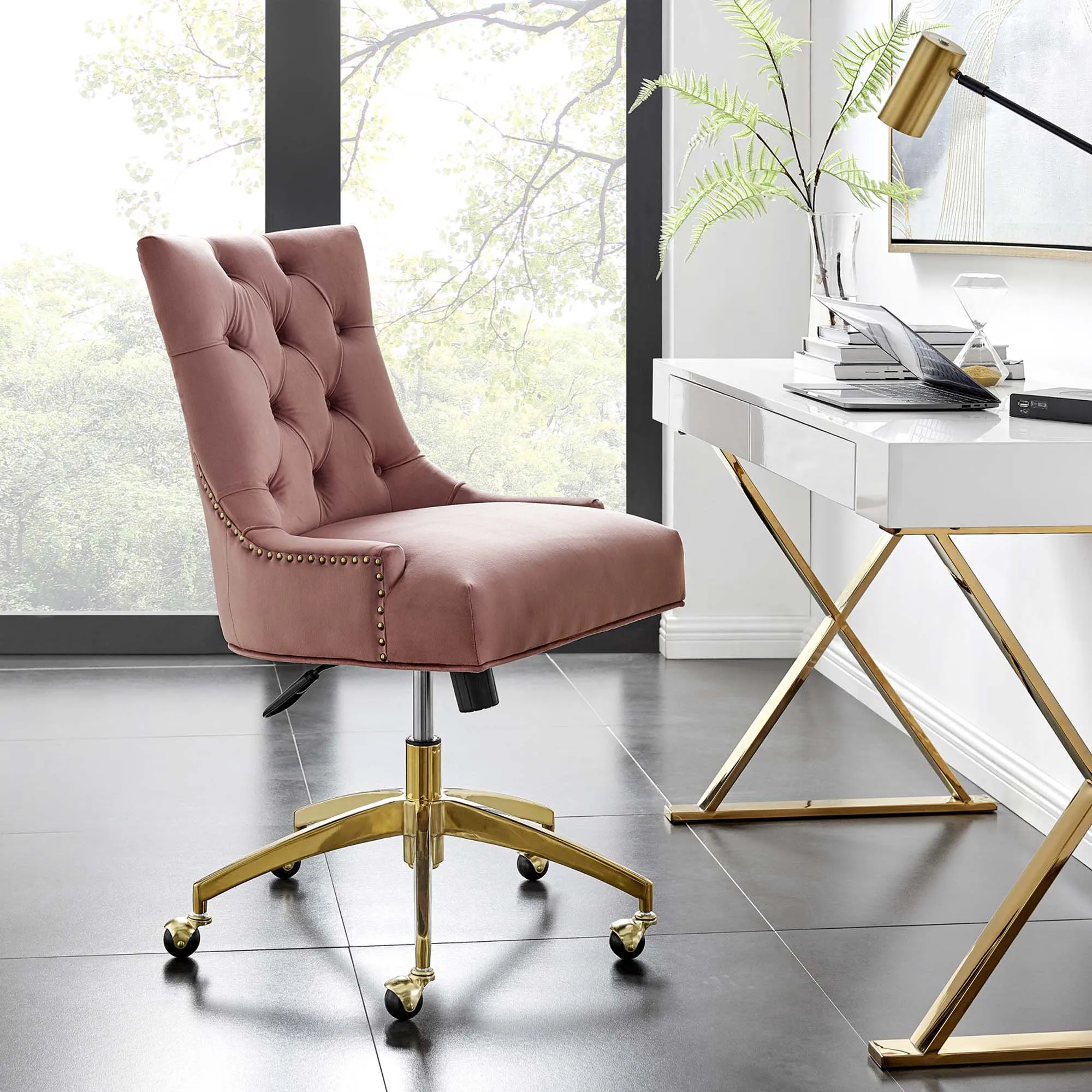 Regent Tufted Performance Velvet Office Chair by Modway