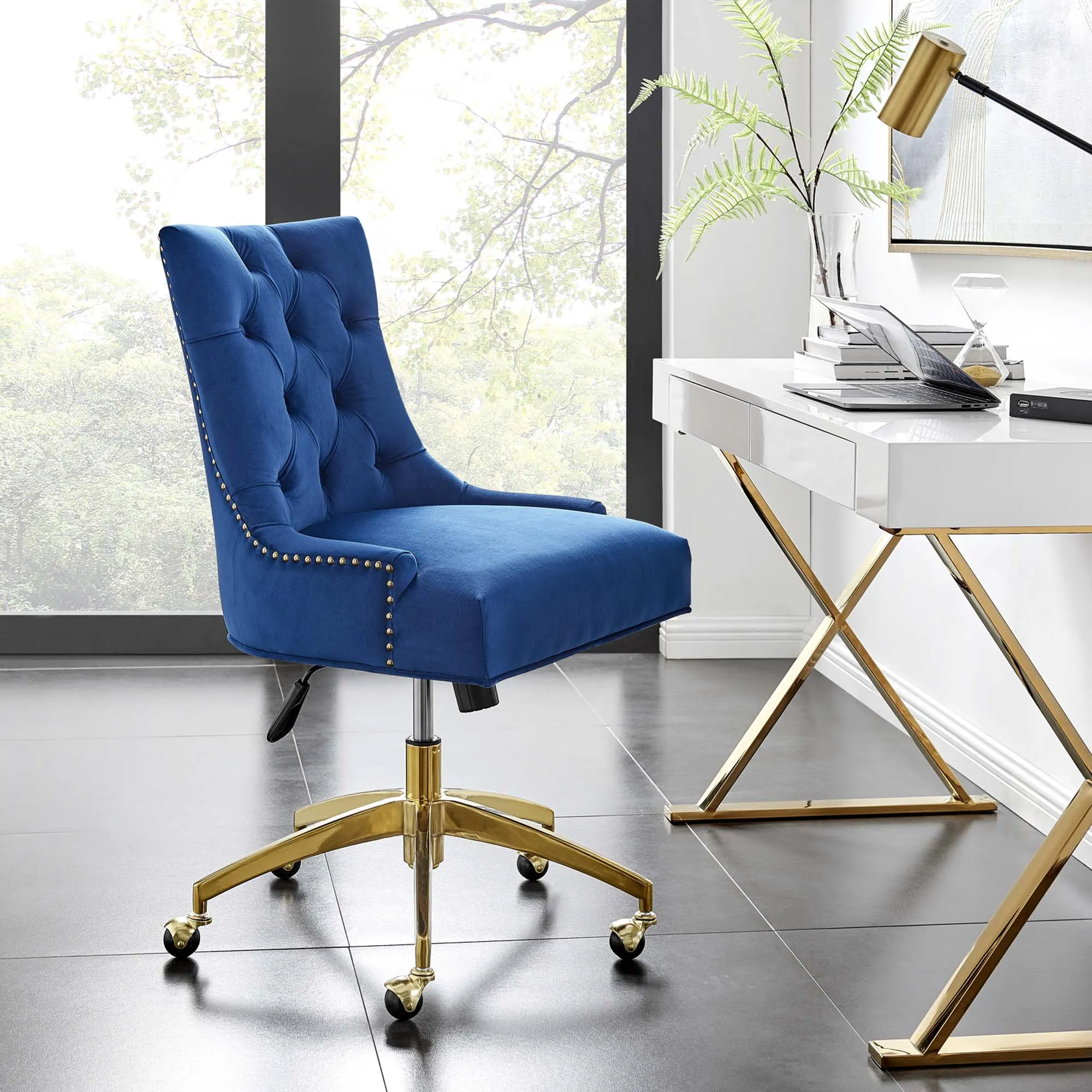 Regent Tufted Performance Velvet Office Chair by Modway