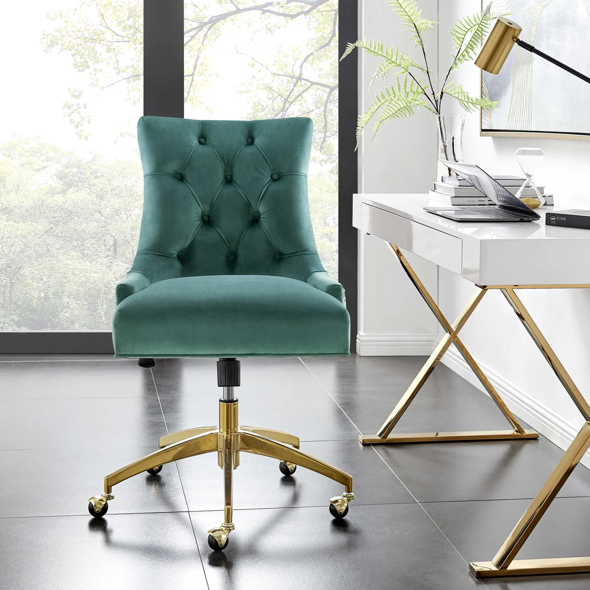 Regent Tufted Performance Velvet Office Chair by Modway