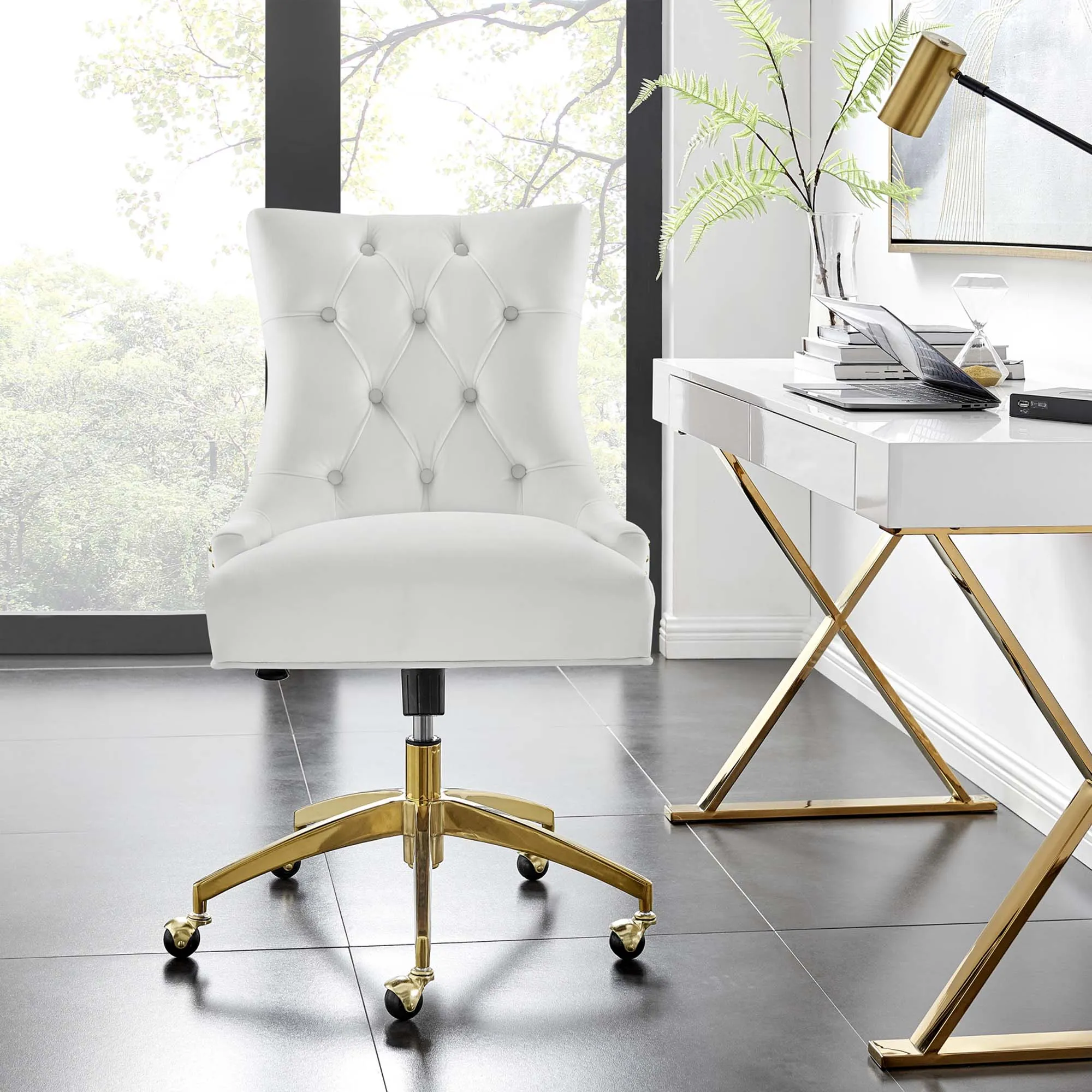 Regent Tufted Performance Velvet Office Chair by Modway