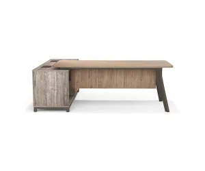 Slater Desk with Storage Return