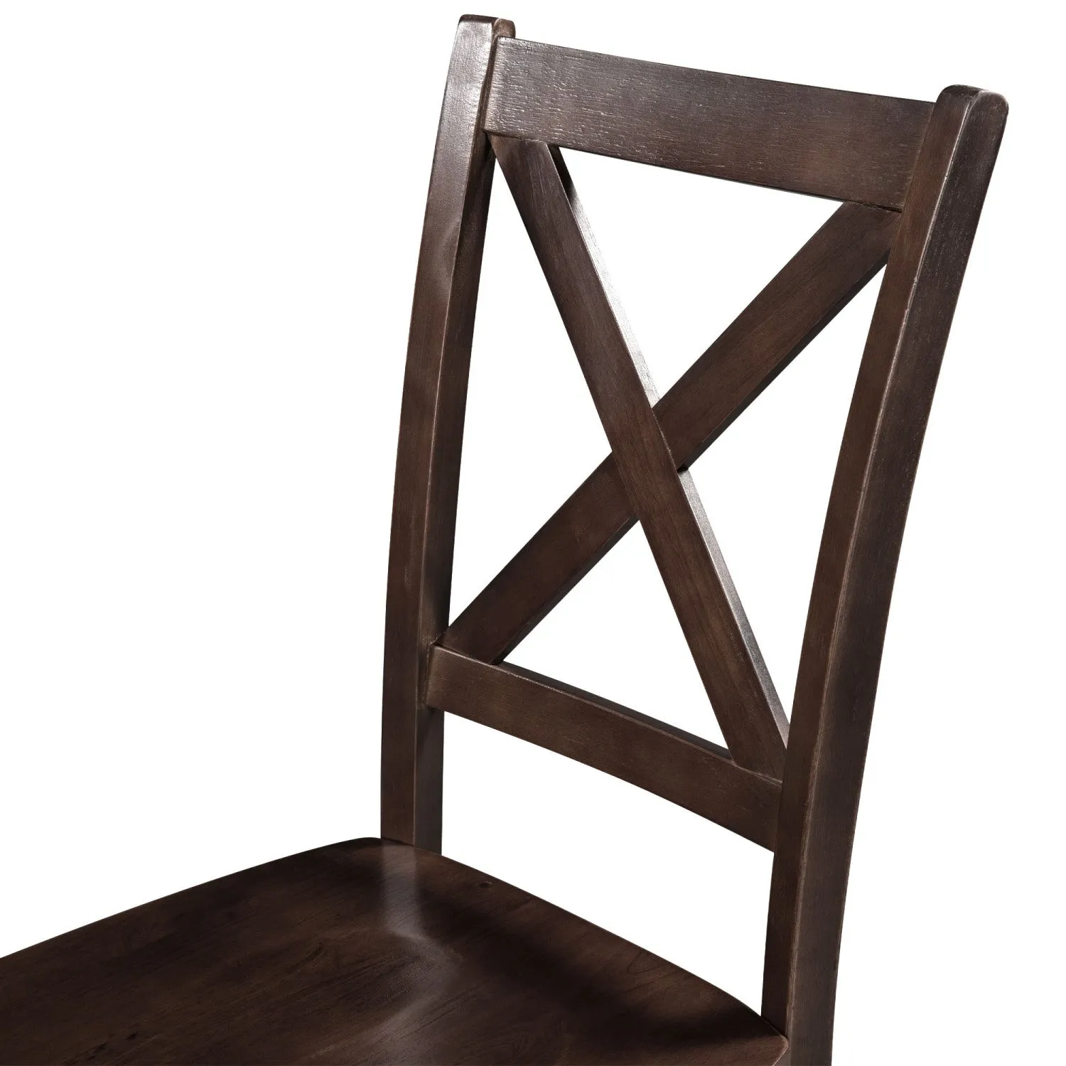 Streamdale 3-Piece Wood Drop Leaf Breakfast Nook Dining Chairs