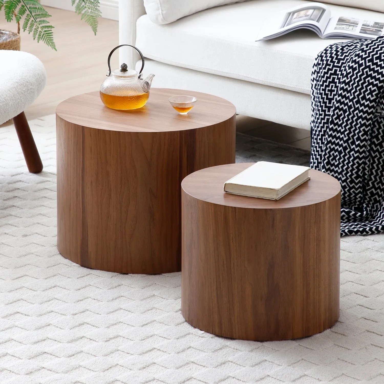 Streamdale Nesting Coffee Tables (Set of 2) - Natural, 4 Colors