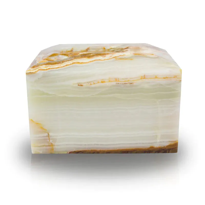 The Wesley Urn in Striped Marble