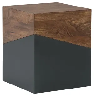 Trailbend Brown / Gunmetal Accent Table