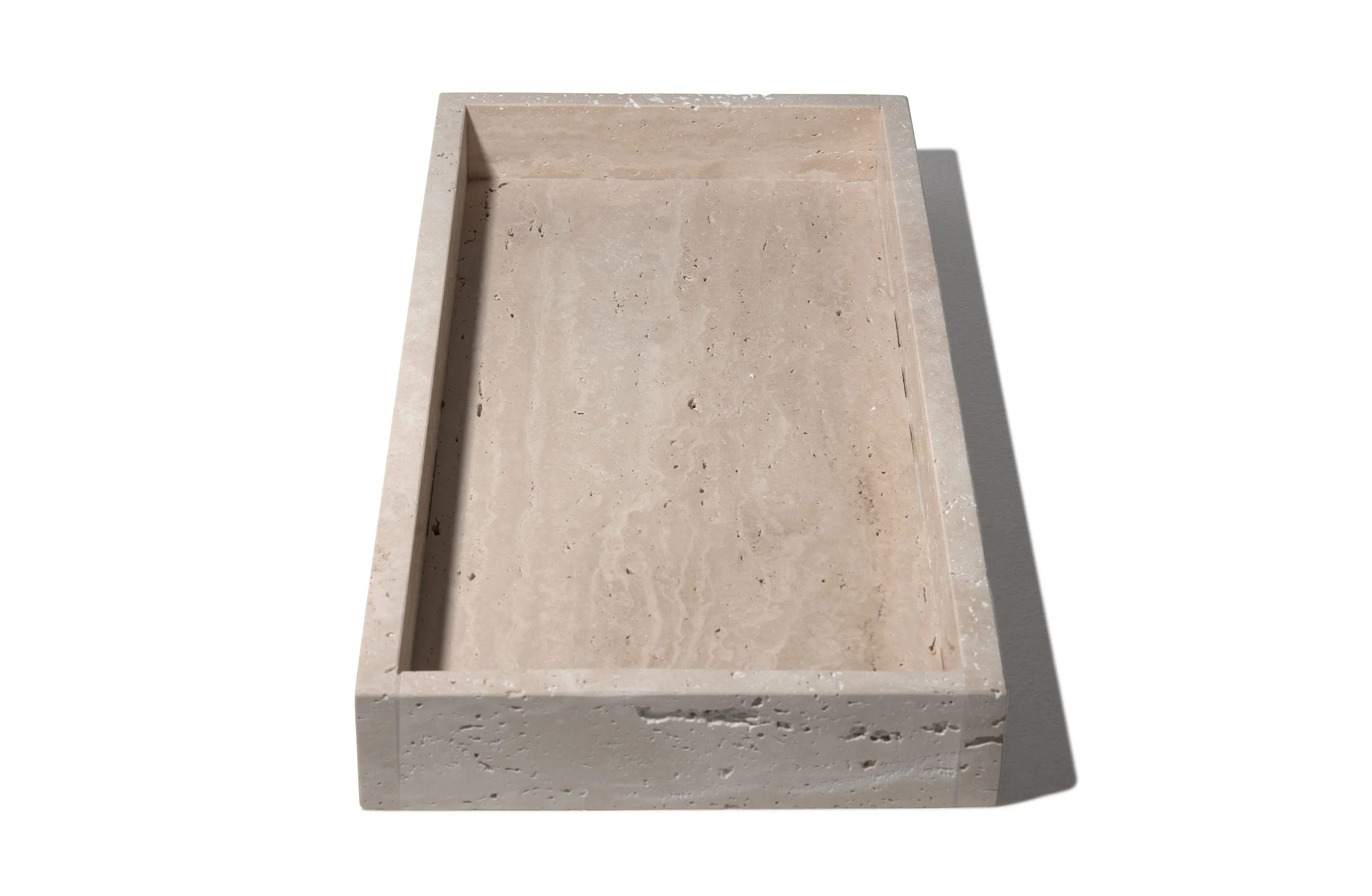 Travertine Rectangular Tray