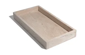Travertine Rectangular Tray