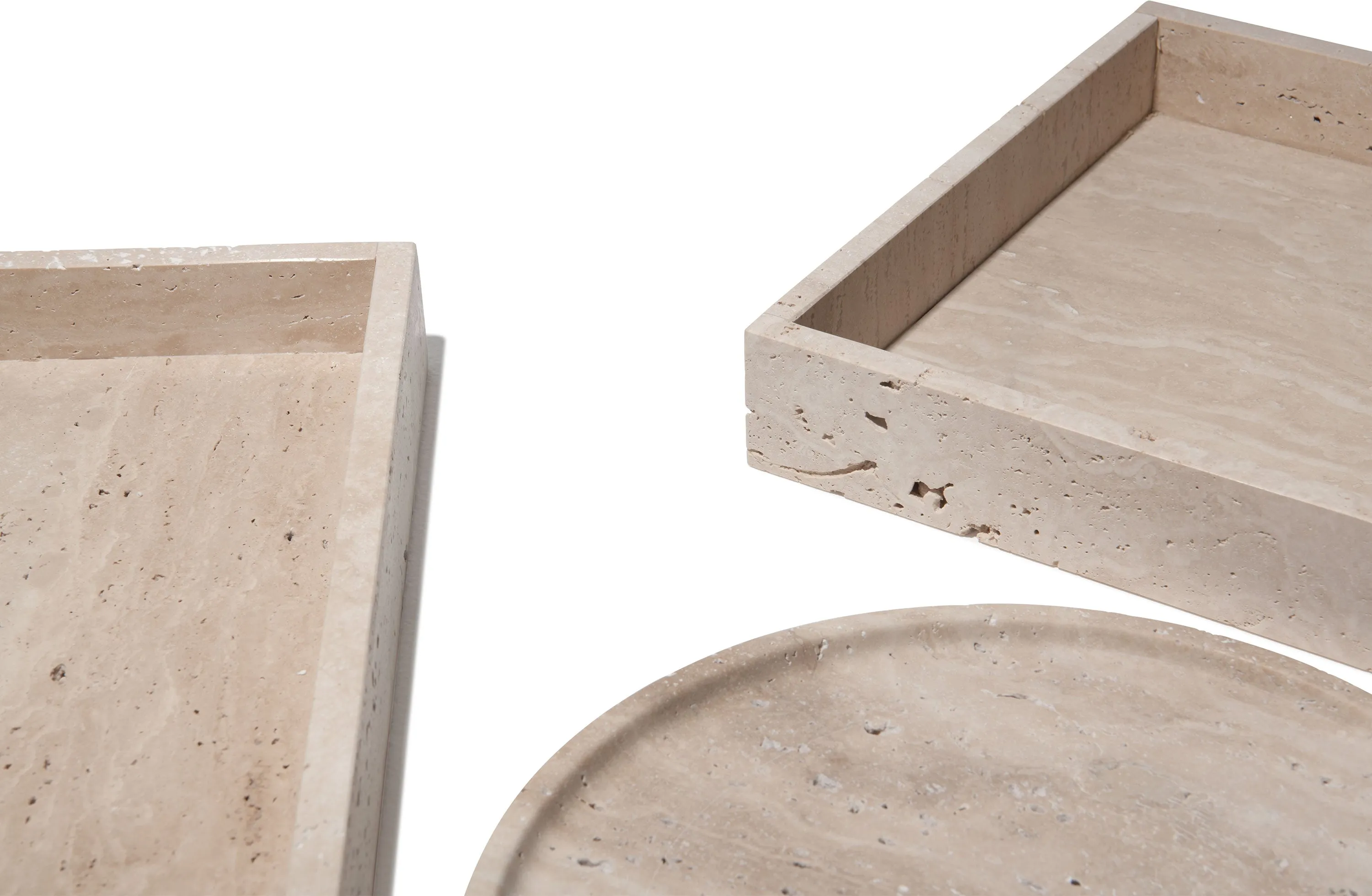 Travertine Rectangular Tray