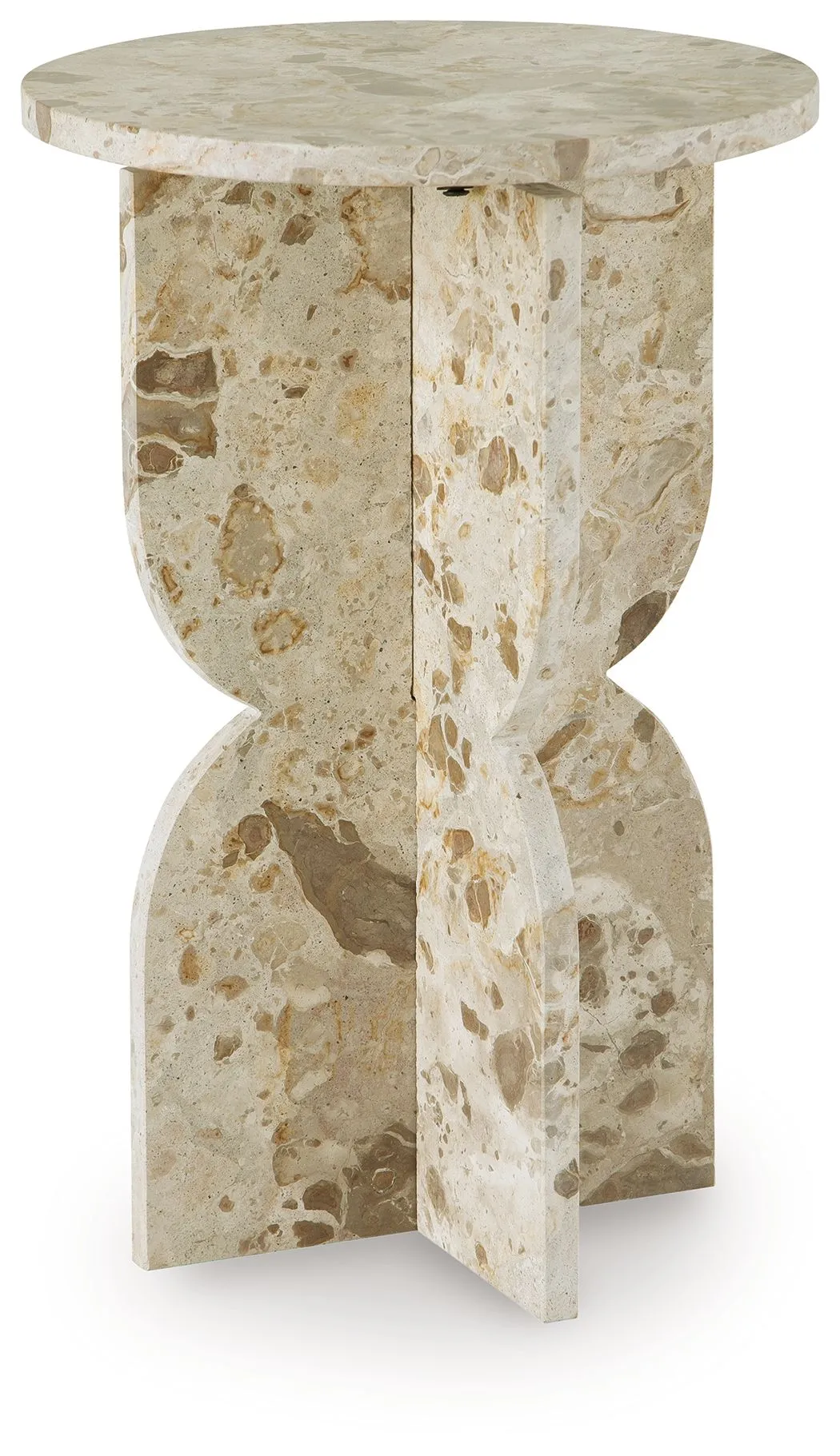Treygan Beige Accent Table