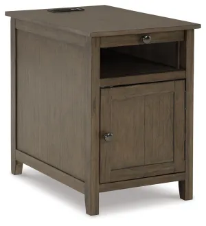 Treytown Grayish Brown Chair Side End Table
