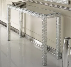 Venetian Hallway Table With Bevelled Mirror Tiles