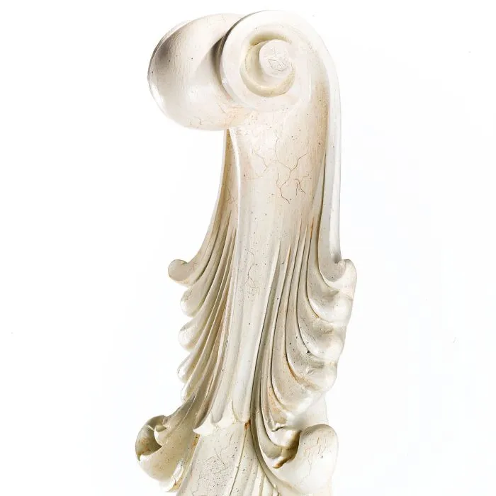 Venetian Mirror Console With Hand-Carved Wooden Base