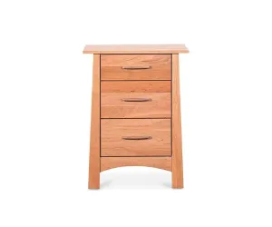 Wood Castle Reflections 3 Drawer Nightstand