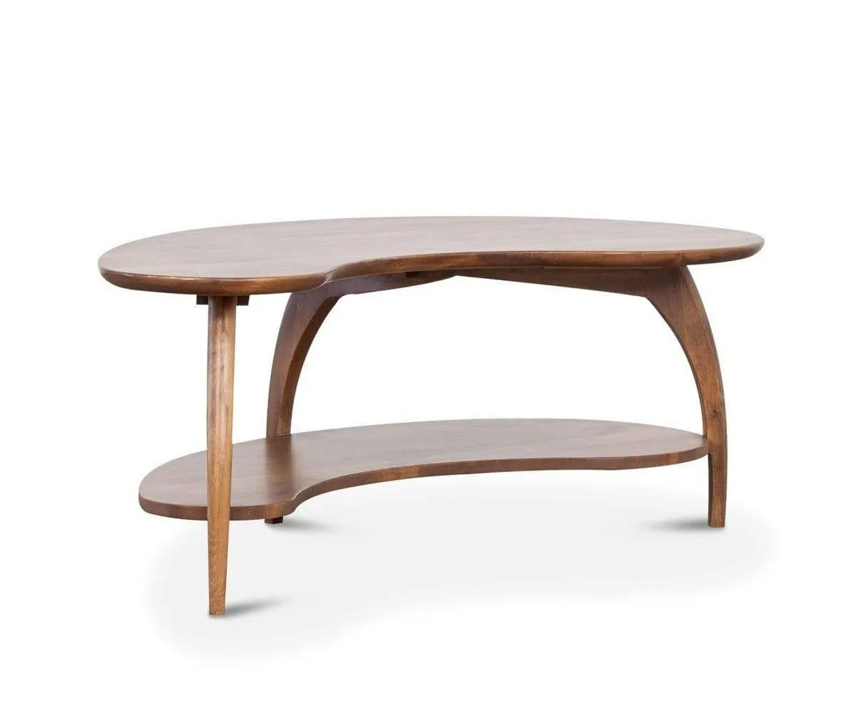 Wood Castle Tibro Coffee Table With Shelf