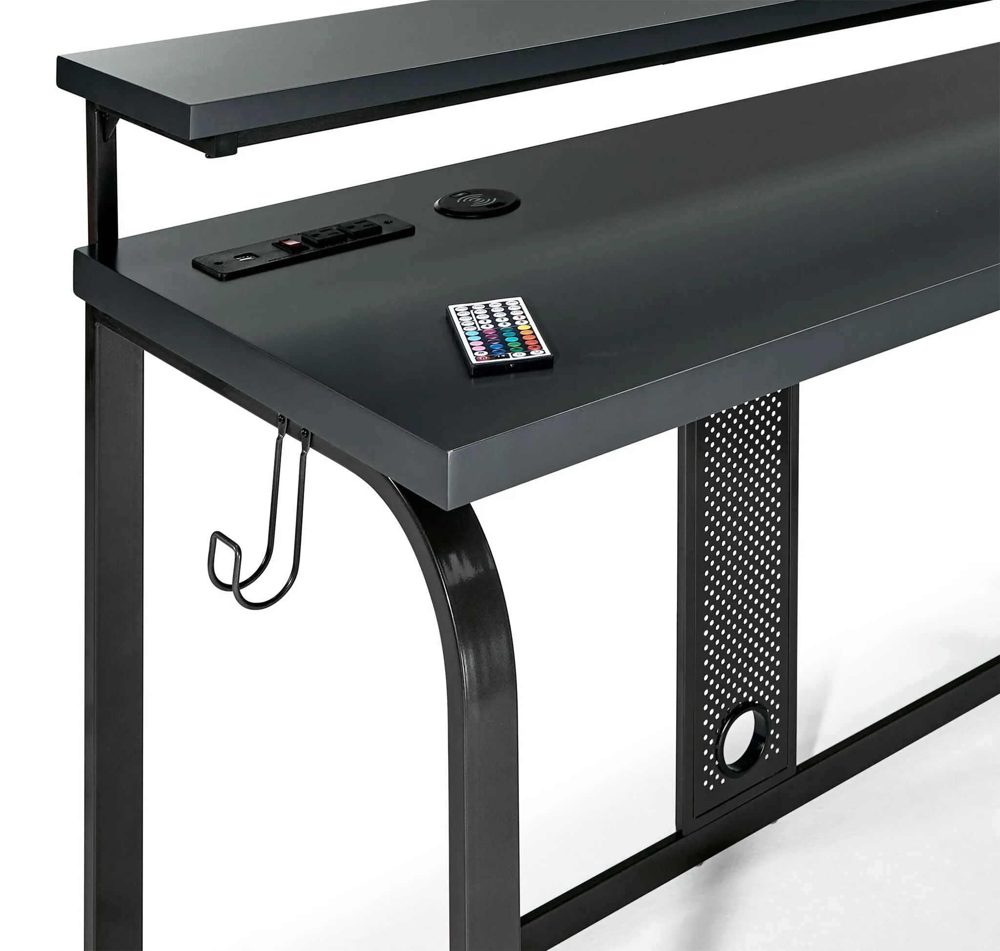 Zander II Gaming Computer Desk - Grey