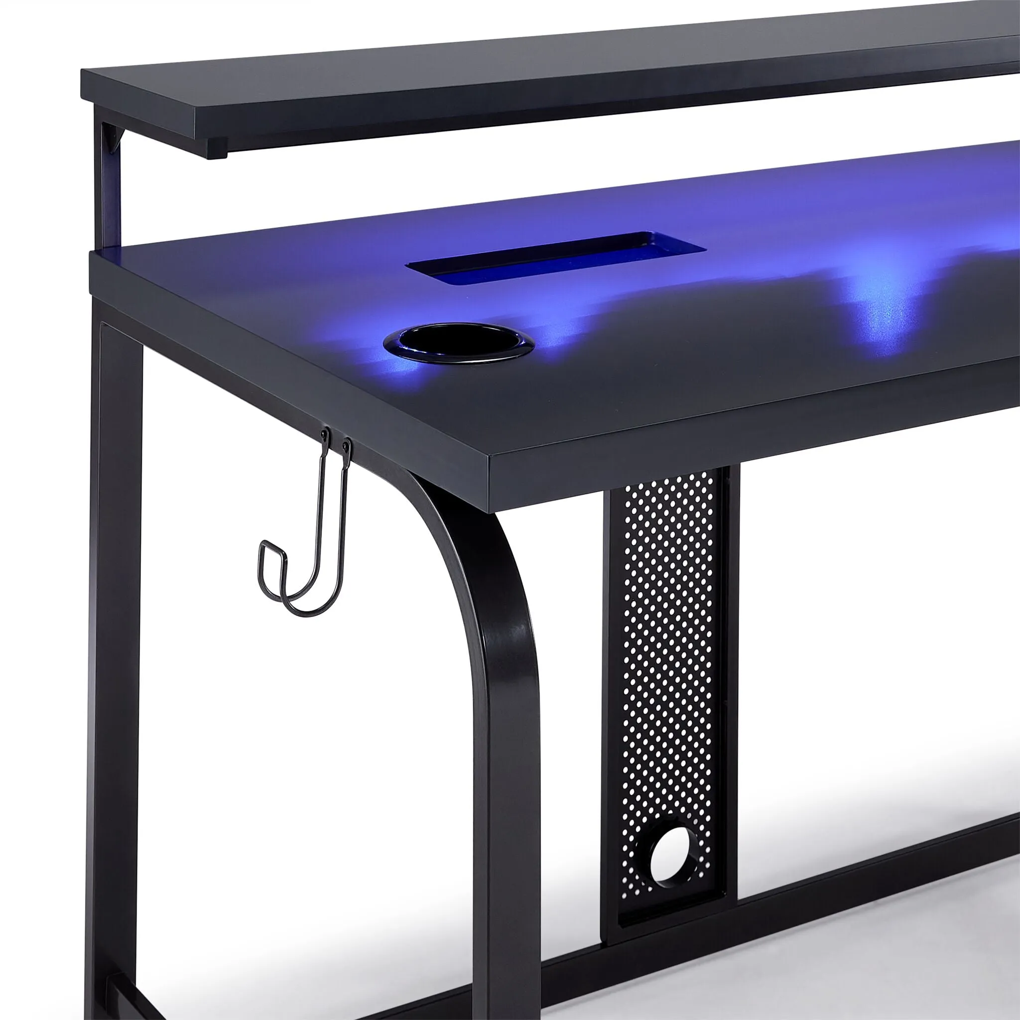 Zander II Gaming Computer Desk - Grey